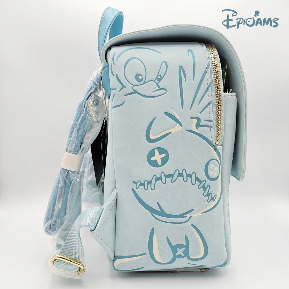 Loungefly Disney Lilo & Stitch Ducklings Buckle Mini Backpack - Picture 4 of 8